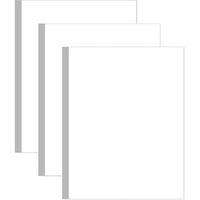 7" x 9.25" Blank Print Paper, 100Sheets/200Pages Classic Size Blank Loose-Leaf Paper, DIY Template Printing in Happy Planners