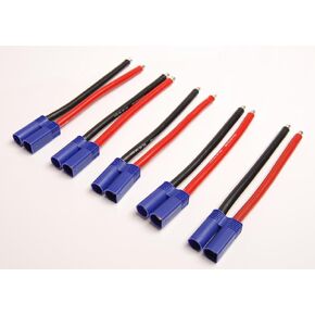 Lot(5) EC5 Male Connector Adapter 10CM 10awg Wire for RC ESC Charger Side