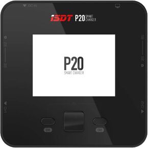 ISDT P20 800W 35A LiPo Battery Balance Charger Discharger Duo 500WX2 Dual Channel 1-8S Li-ion Life NiCd NiMH LiHV PB Smart Battery (Power Supply is NOT included！