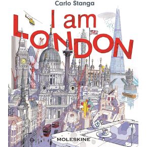 Moleskine Limited Edition Notebook I Am New York, Large, Ruled/Lined, White, Hard Cover (5 x 8.25) 240 Pages