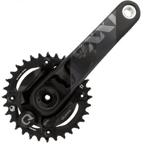 SRAM, XX1 Eagle Dub Power Meter, Power Meter Crankset, Speed: 11/12, Spindle: 28.99mm, BCD: 104, 32, Dub, 170mm, Black, Boost