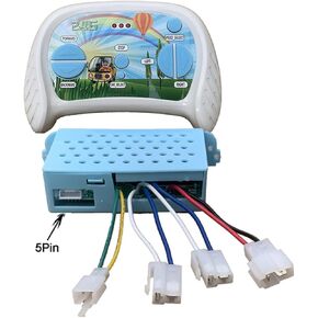 KS 5P 12V 2.4G Remote Control and Receiver, for Kids Ride On Toys, 12V Control Box Motherboard Accessories Ride On Car Replacement Parts