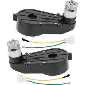 2pcs Kids Ride on Car Motor Gearbox, 24V-RS555 Toy Car Gearbox Electric Motor Upgrade Motorcycle Gearbox High Speed Drive Engine Parts for Kids Ride On Toys Car