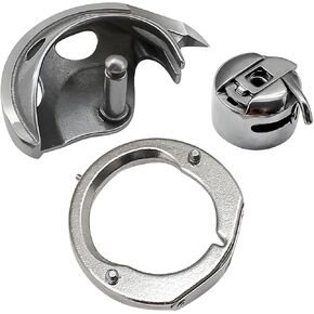 Fbshicung 3pcs/Set Bobbin Case & Hook & Race Replacement for Kenmore Brand Front Load Zigzag 148 & 158 Series Sewing Machine