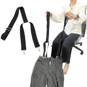 Pants Clip and Pull Dressing Aid, Pants Wearing Belt Puller for Disabled, Elderly, Seniors, Handicap, Adjustable 26"-41", 1 PCS
