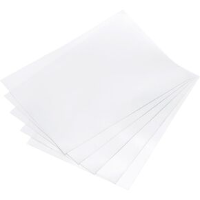 MECCANIXITY 30pcs A5 Self Seal Clear Laminating Sheets 6"x8" Laminator Sheet Self Adhesive for Photos Documents, No Machine Needed
