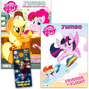 My Little Pony Jumbo Coloring and Activity Book 96 Pages 2pk by Bendon Publishing Intl