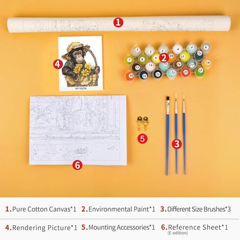 TUMOVO Paint by Numbers Kit for Adults, Forest Witch Paint by Numbers DIY Painting by Numbers for Adults Adults' Paint-by-Number Kits Witch Color by Numbers Crafts for Adults, 16 x20 Inch in Saudi Arabia