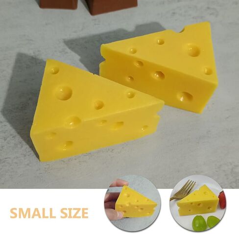 Vaguelly Simulation Cheese Model Miniatures Cake Decorations Home Decor Decorate Cheeseits Cheese Decors Fake Food Photography Prop Simulated Cheese Food Models Artificial Child Toy Resin in Saudi Arabia