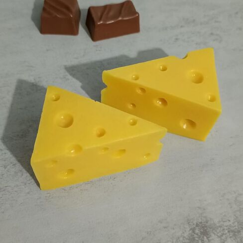Vaguelly Simulation Cheese Model Miniatures Cake Decorations Home Decor Decorate Cheeseits Cheese Decors Fake Food Photography Prop Simulated Cheese Food Models Artificial Child Toy Resin in Saudi Arabia