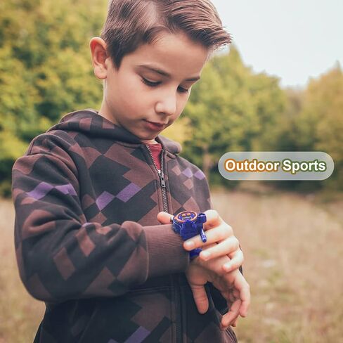 Rechargeable Walkie Talkie for Kids Two-Way Radio Walky Talky with Flashlight Children Outdoor Game Interphone Toy Game and Gifts for Boy and Girl Age 4 to 12 (Blue) in Saudi Arabia