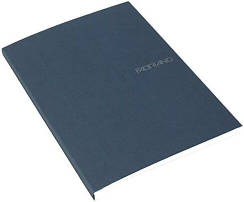 Fabriano EcoQua Notebook, Small, Spiral-Bound, Grid, 70 Sheets, Black in Saudi Arabia