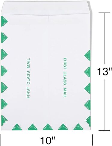 Staples 195032 Wove Self-Sealing First-Class Catalog Envelopes 10-Inch X 13-Inch White 100/Bx in Saudi Arabia