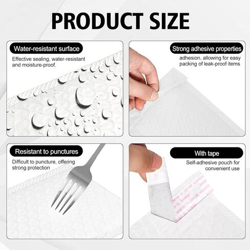 362 Pcs Trading Card Shipping Protector Set Include 240 Corrugated Cardboard Sheets 120 White Poly Bubble Mailers, Card Mailers Padded Envelopes and 2 Masking Tape for Trading Card Packaging (Black) in Saudi Arabia