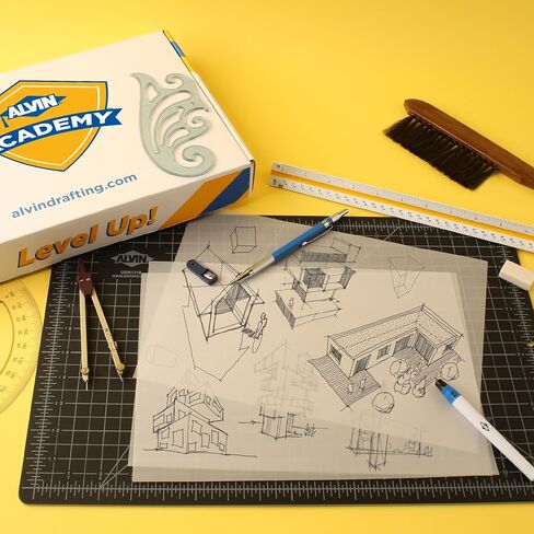 ALVIN Academy Drafting, Drawing and Design Signature Kit | 17 Pieces | Class Tools for Geometry, Architecture and Engineering Students | - Model DDKS3 in Saudi Arabia