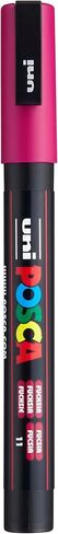 Posca Marker 1M in Dark Red, Posca Pens for Art Supplies, School Supplies, Rock Art, Fabric Paint, Fabric Markers, Paint Pen, Art Markers, Posca Paint Markers in Kuwait