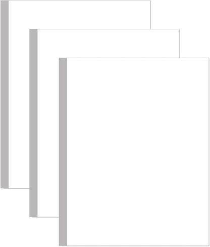 (3 عبوات) ورق طباعة فارغ مقاس 7 بوصة × 9.25 بوصة، 300 ورقة/600 صفحة حجم كلاسيكي ورق فضفاض فارغ، طباعة قالب DIY في المخططات السعيدة in Kuwait