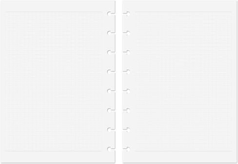 Discagenda Planner Insert Refills Discbound 120gsm 80lb (Weekly Horizontal, HP Classic (7 x 9.25in)) in Kuwait
