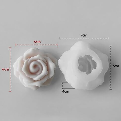 2 Pack Flower Resin Mold Tulip Resin Mold Peony Resin Mold Rose Resin Casting Mold Resin Making Molds Silicone Mold for Candle Home Decorate Mold 3D Animal Mold Candle Making Mold in Saudi Arabia