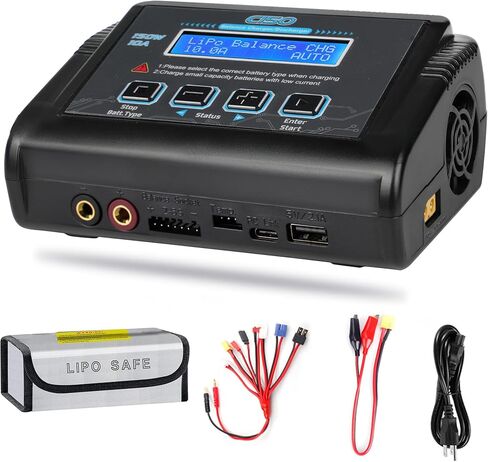 شاحن بطارية ليبو RC سيارة، شاحن بطارية RC سريع التوازن 150 وات 10 أمبير مفرغ شاحن بطارية ل1-6S LiPo LiHV Life Li-ion 1-15S NiCD NiMH 2-20V Pb البطاريات الذكية in Kuwait