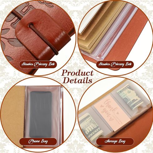 Yeaqee 6 Pcs Christmas Christian Leather Journal Notebooks for Women Refillable Inspirational Embossed Religious Bible Verse Leather Journals for Mom Dad Son Birthday Encouragement Gift(Brown) in Saudi Arabia