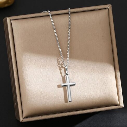 100 قطعة معدنية ذات سطح أملس جيب صغير متقاطع سحر صليب كبير المعلقات الخرز للرجال والنساء DIY سلسلة المفاتيح الدينية أساور قلادة صنع المجوهرات لوازم صياغة in Kuwait