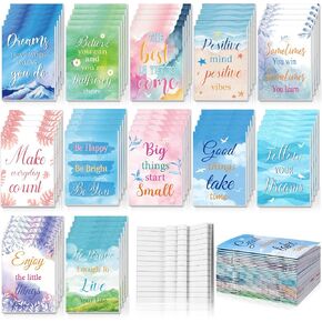 Geelin 60 Pcs Inspirational Notepads Mini Motivational Notebook Small Pocket Journal Prayer Journal Christian Notebook Bible Verse Notepad Scripture Gifts for Office School Travel