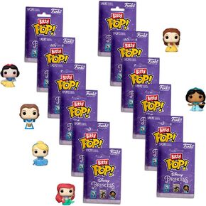Funko Bitty Pop! Singles: Disney Princess Mystery Mini Collectible Toys 12-Piece Poly Bag