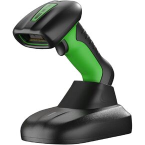 NETUM 2D QR Industrial Bluetooth Barcode Scanner with Charging Dock, Upgraded Wireless 2D/1D Bar Code Reader, 2600mAh Battery, Drop Dust WaterProof, Hands-Free for Windows, Mac, Android, iOS (NT-1950)