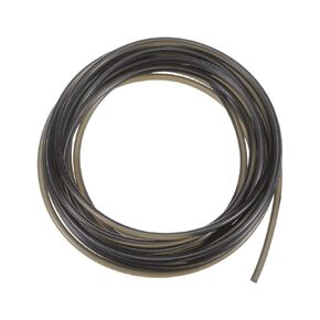 Polyurethane Round Belts 2.5mm Dia 16.4ft(5 Meters) Length Smooth Surface PU Urethane Belt for Drive Transmission, Black