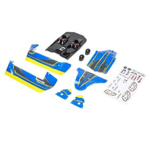 Losi Body Set Blue/Yellow Mini 8IGHT-DB LOS210010 Elec Car/Truck Replacement Parts