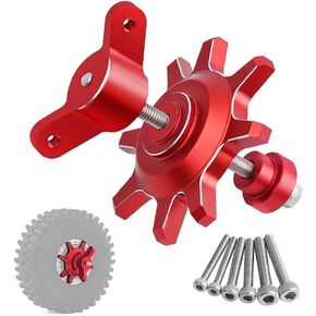 KingVal RC Tire Clamp Tyre Wheel Assembly and Disassembly Tool for 1/10 RC Car 1.9'' 2.2'' Beadlock Wheels Hub Tire (Red)