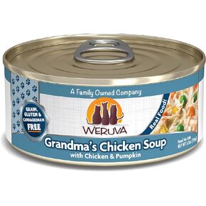 Weruva Classic Cat Food, Grandma?S Chicken Soup with Chicken Breast & Veggies, 5.5Oz Can (Pack of 24)