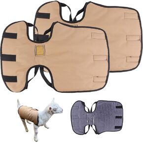 2 Pack Goat Blanket Goat Blankets for Cold Weather Mini Horse Blanket Goat Coats for Winter Goat Supplies Goat Blankets Sheep Blanket Brow