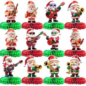 Christmas Party Decorations Christmas Honeycomb Centerpieces Holiday Party Decorations for Christmas Party Table Decorations Funny Christmas Party Decorations Christmas Party Supplies