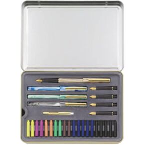 STAEDTLER calligraphy pen set, ideal for all skill levels, 899 SM5, Assorted, 33 Piece Set