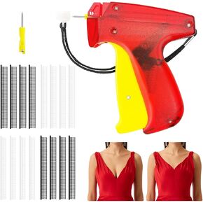Stitch Gun for Clothes, Tagging Gun for Clothing, Stitchy Quick Clothing Fixer for Sewing Quilting Hemming Include 2 Needles, 960 Black & 960 White Micro Fasteners
