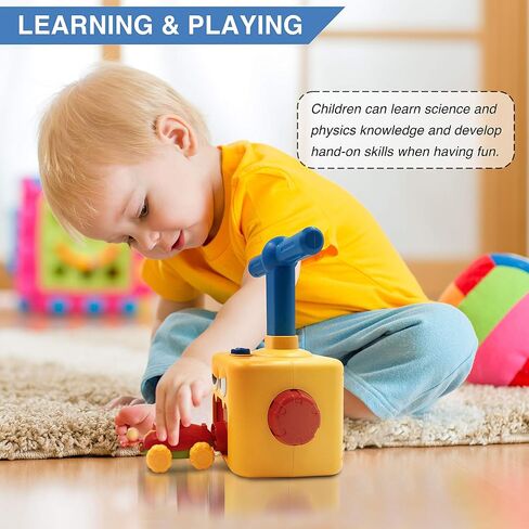 Balloon Launcher with Inertia Car Toy Set for Kids Ages 3 and Up in Saudi Arabia