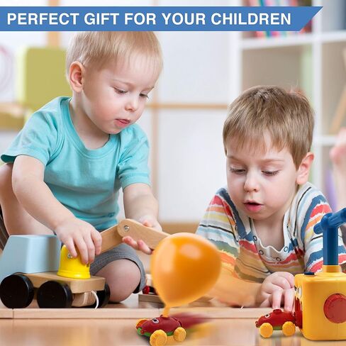 Balloon Launcher with Inertia Car Toy Set for Kids Ages 3 and Up in Saudi Arabia