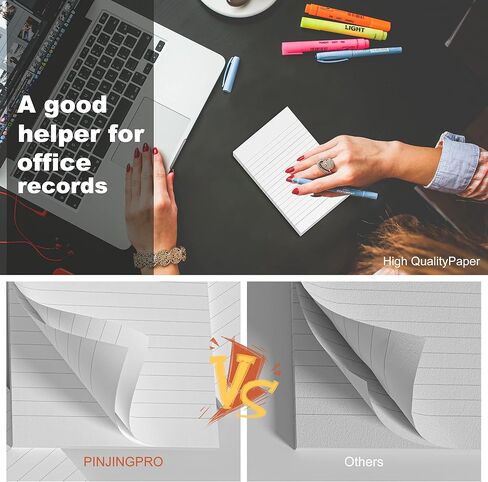 10 Pack Note Pads Small 4x6 Inch Lined Writing Memo Pads Refills Scratch Pads with 50 Sheets Each Pad Narrow Ruled Mini Pocket Notebook Writing Pads of Paper for Daily Work Planning and Organization in Saudi Arabia