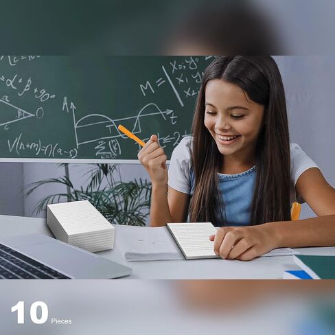 10 Pack Note Pads Small 4x6 Inch Lined Writing Memo Pads Refills Scratch Pads with 50 Sheets Each Pad Narrow Ruled Mini Pocket Notebook Writing Pads of Paper for Daily Work Planning and Organization in Saudi Arabia