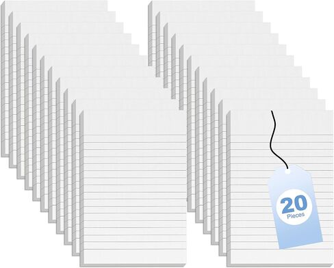 10 Pack Note Pads Small 4x6 Inch Lined Writing Memo Pads Refills Scratch Pads with 50 Sheets Each Pad Narrow Ruled Mini Pocket Notebook Writing Pads of Paper for Daily Work Planning and Organization in Saudi Arabia