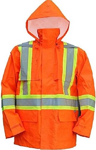 جاكت المطر المقاوم للماء 150D Hi-Vis من Viking Open Road ، أسود، 6323JB in Saudi Arabia