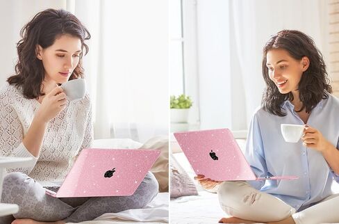 Tuiklol for M4 MacBook Air 13.6 inch Case 2025-2022 Release Model A3240 A3113 A2681 with M3 M2 Chip,Hard Shell Cases with Keyboard Cover & Screen Protector & Camera Cover, Sparkly Midnight Green in Saudi Arabia