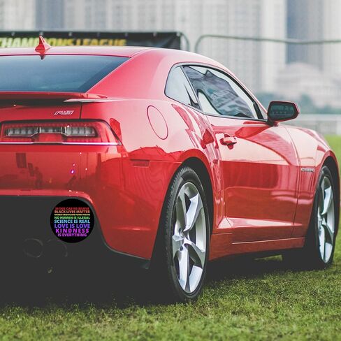 in This Car We Believe Magnet, Spread Kindness Diversity and Inclusivity Magnetic Decals for Cars, Inspirational Equality Quotes, 5.5 Inches (Kindness Is Everything) in Saudi Arabia