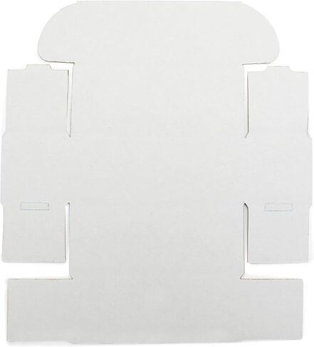 60 عبوة من صناديق البريد المموجة البيضاء، مستلزمات الشحن (2 × 5 × 2 بوصة) in Kuwait