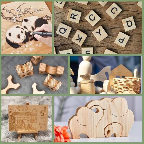 36 Pack 12x12 Basswood Sheets 1/8 Inch, Unfinished Wood for Crafts, Basswood for Laser Cutting & Engraving, Wood Burining, Basswood Plywood Sheets for Architectural Models. in Saudi Arabia