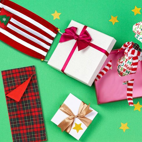 مجموعة إكسسوارات دمية قزم الكريسماس مكونة من 8 قطع مع حقيبة نوم لعيد الميلاد، ورداء حمام، ومريلة، وقبعة الشيف، ووشاح، ونظارات، وأرجوحة قزم الكريسماس، وإكسسوارات عيد الميلاد لديكورات الدمى (خطوط حمراء) in Kuwait