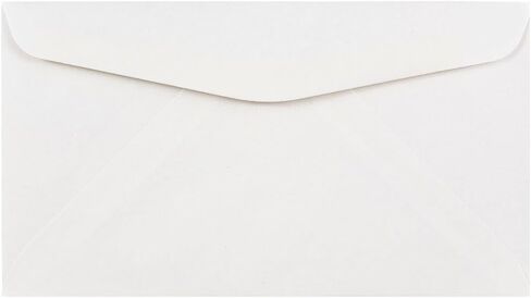 JAM PAPER #6 3/4 مظاريف تجارية للأعمال - 3 5/8 × 6 1/2 - أبيض - بالجملة 500/صندوق in Kuwait