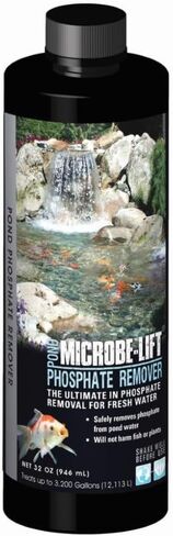 MICROBE-LIFT PHOSRE32 Ultimate Pond Phosphate Remover for Fresh Water, 32oz Treats up to 3,200 gals in Saudi Arabia